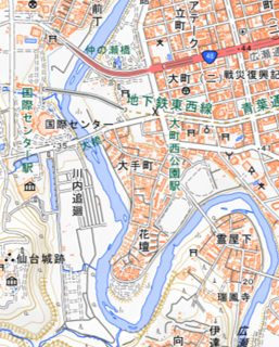 現在の河川流域